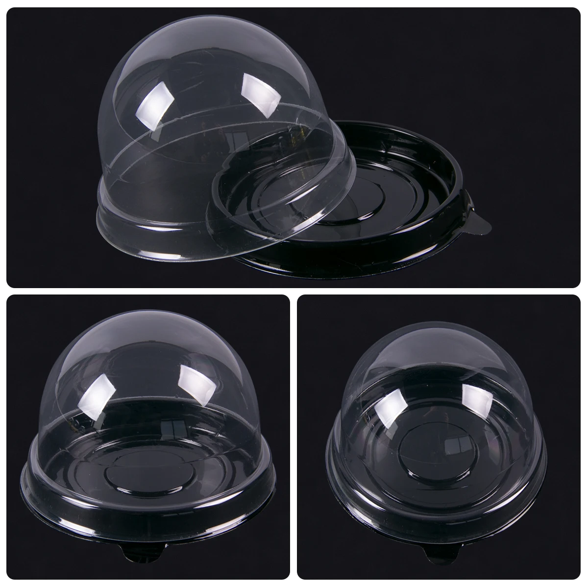50pcs Clear Plastic Mini Cupca – Plastic Dome Clear recenzja i cena