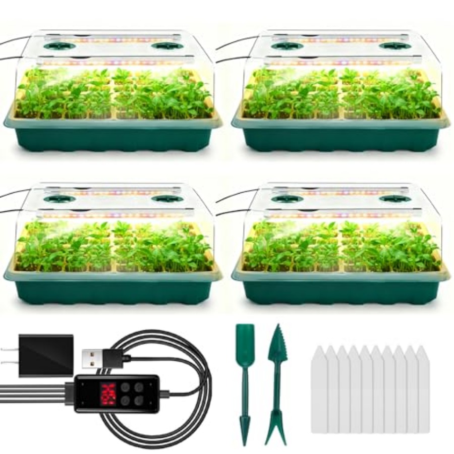 Seed Starter Tray with Grow Li – Humidity Dome Kit recenzja i cena