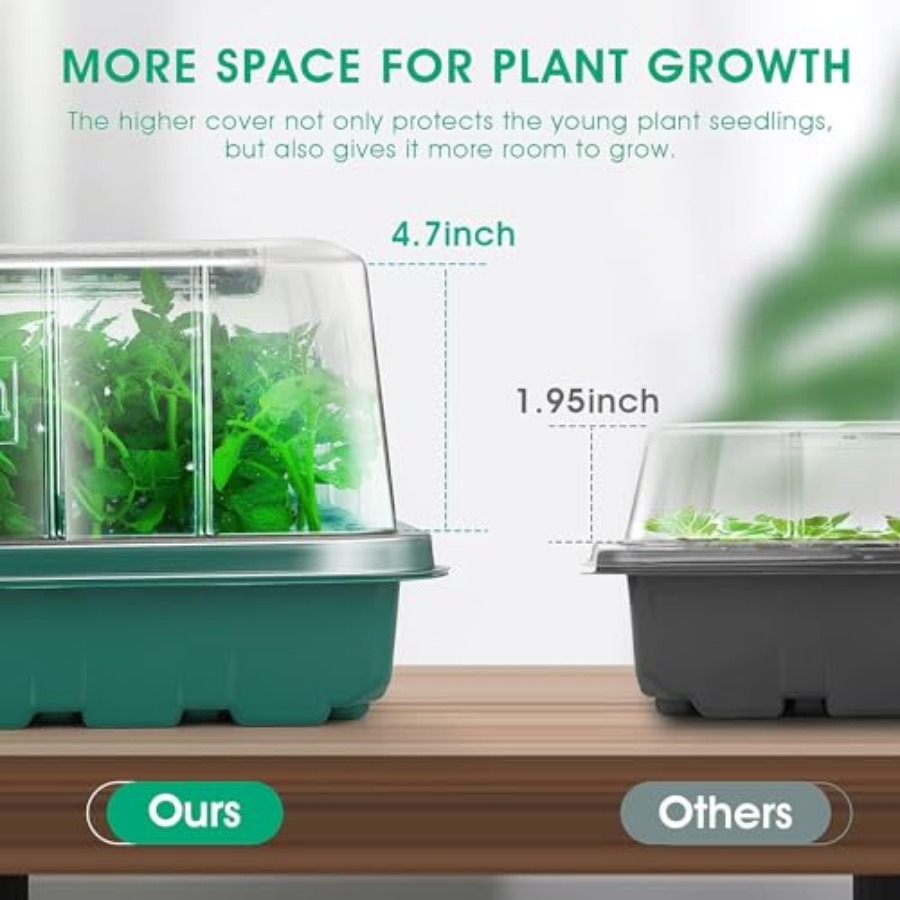 Seed Starter Tray with Grow Li – Humidity Dome Kit recenzja i cena