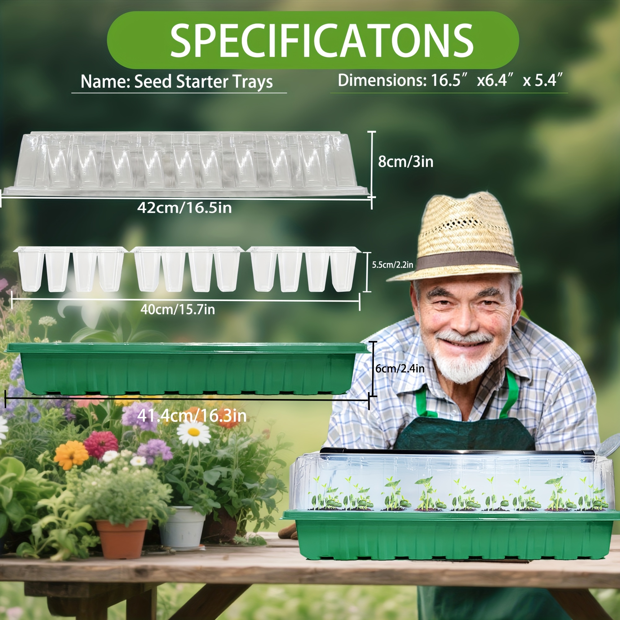 2PCS 72-Cell Seed Growing Kit  – Humidity Dome Kit recenzja i cena