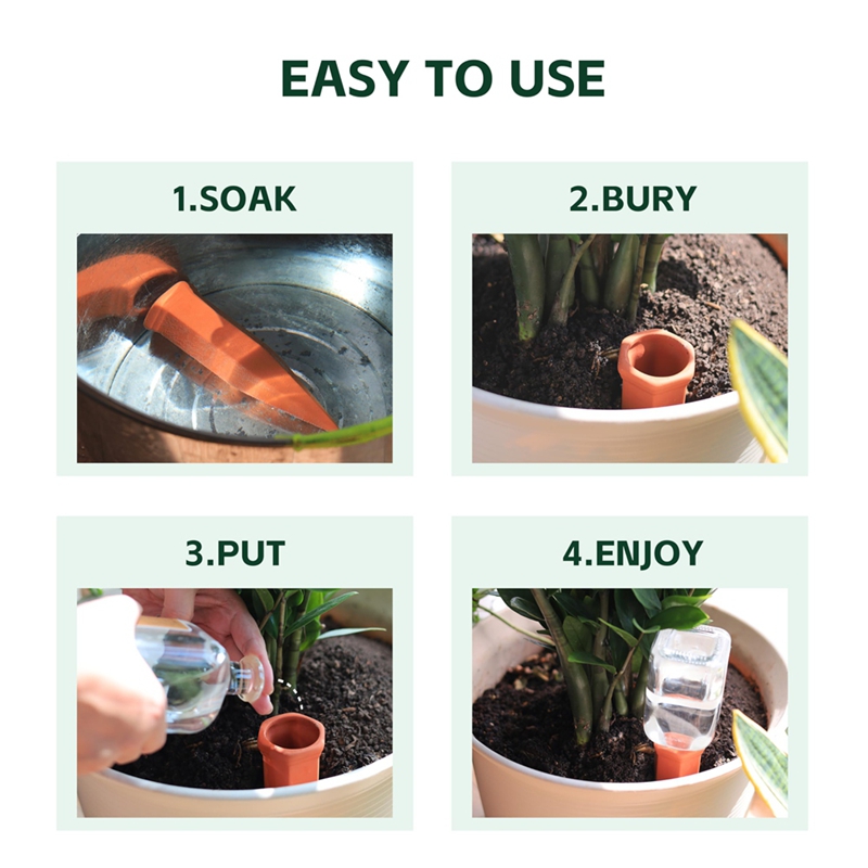 Terracotta Watering Spikes,Win – Self Watering Insert recenzja i cena