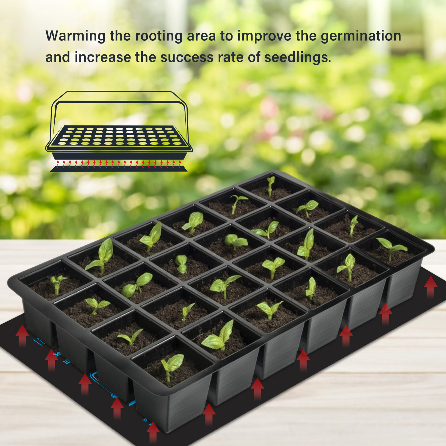 20.75x10CM EU/US/UK/AU Plug Se – Heat Mat Seedling recenzja i cena