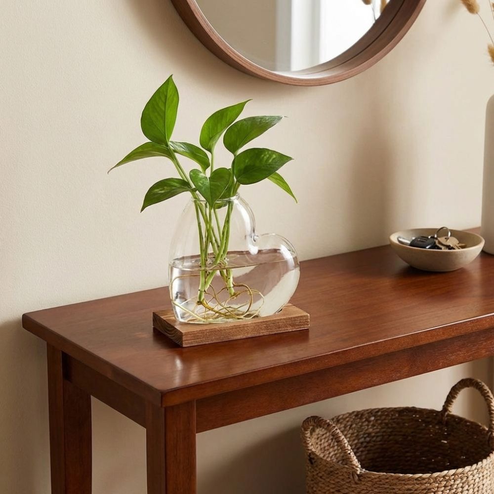 Transparent Hydroponic Glass V – Propagation Station Vase recenzja i cena
