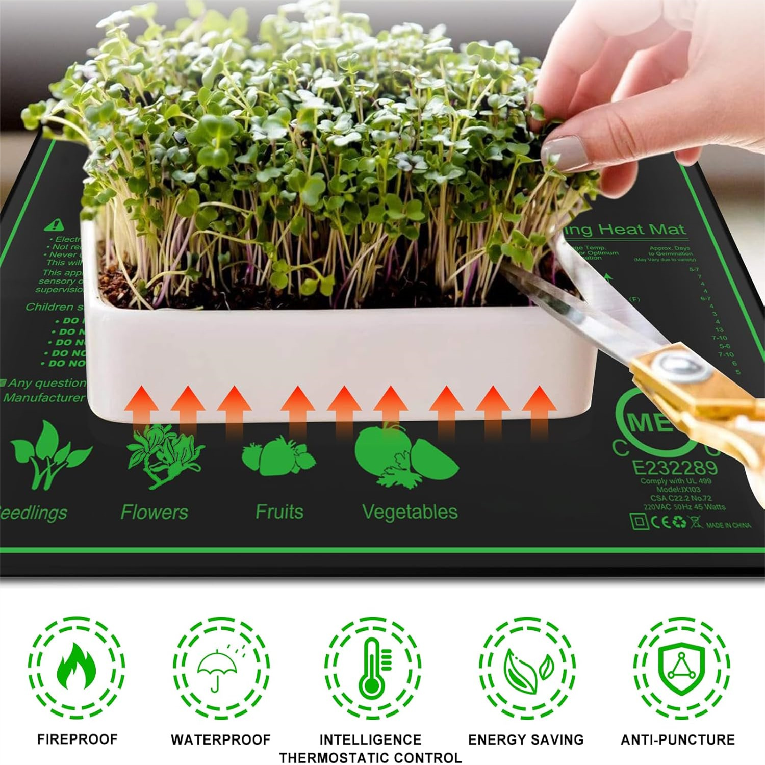 Seedling Heat Mat 10/25/50CM I – Rooting Gel Clone recenzja i cena