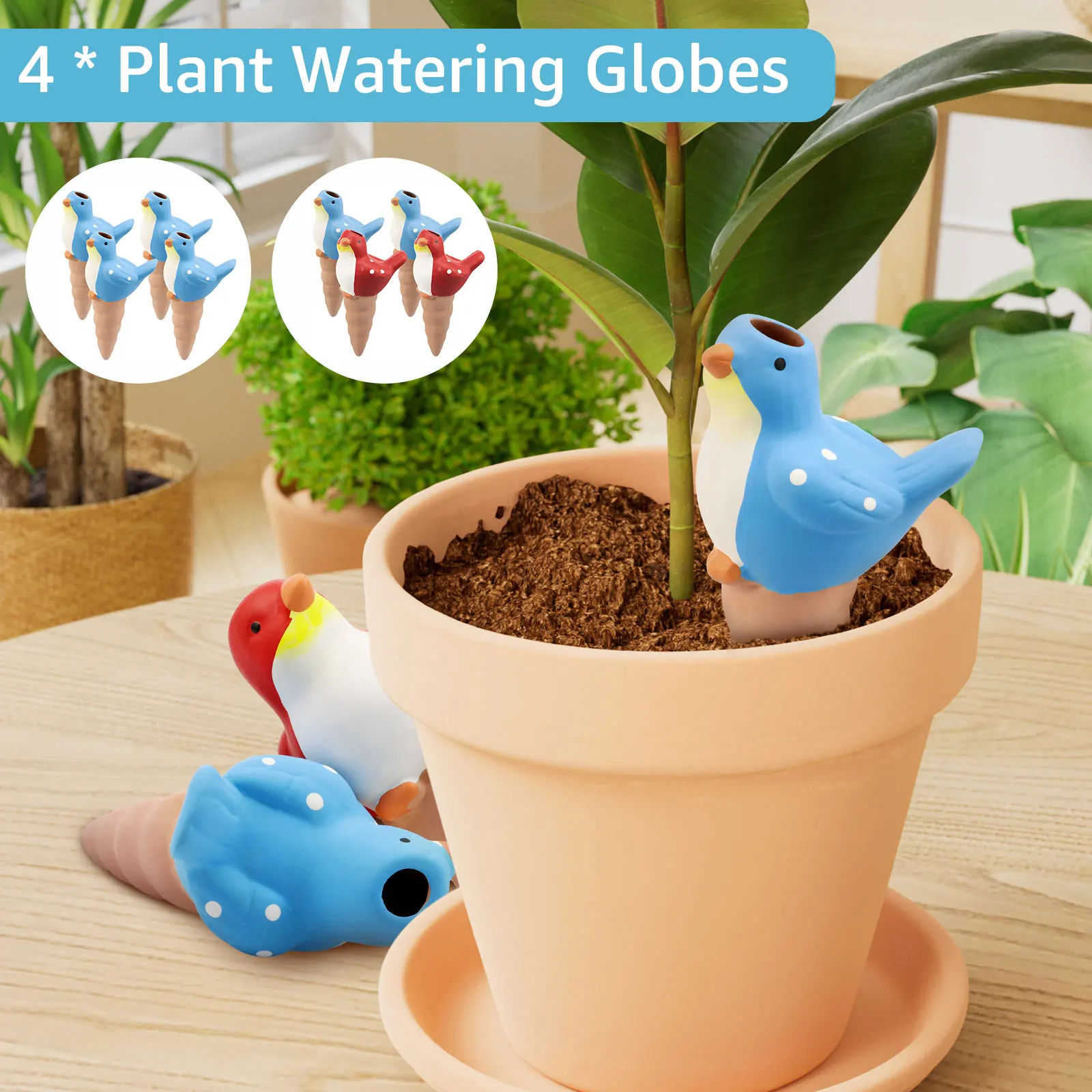 4Pcs Automatic Plant Watering  – Self Watering Insert recenzja i cena