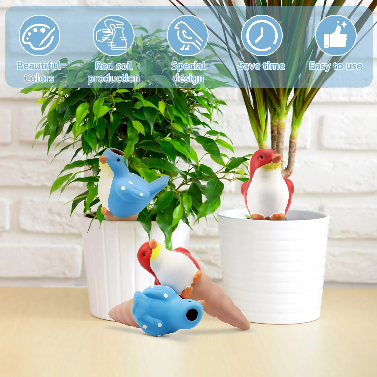 4Pcs Automatic Plant Watering  – Self Watering Insert recenzja i cena