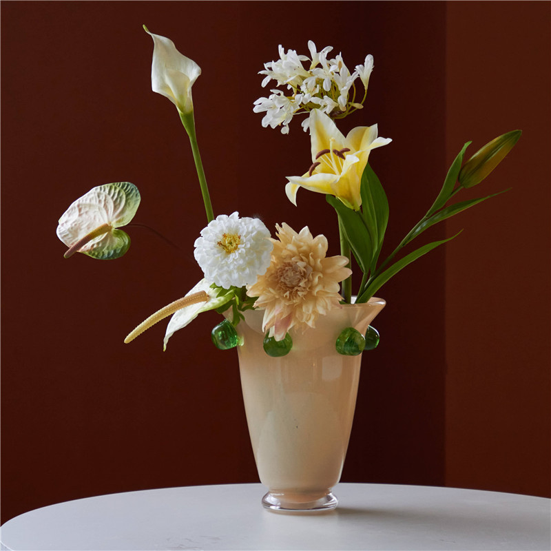 Colorful Round Bead Glass Vase – Propagation Station Vase recenzja i cena